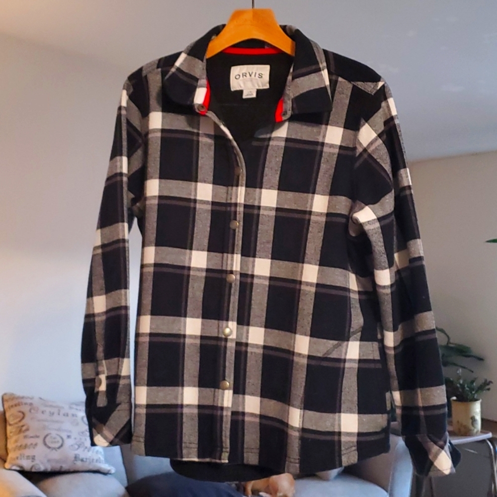 Shacket? Plaid fleece lined warmth